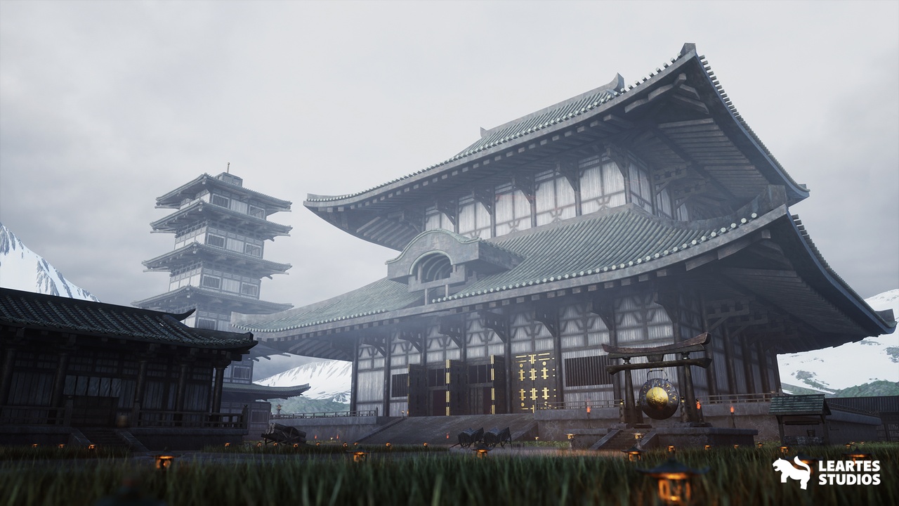 Media 1 for listing Japanese Temple Environment ( Japanese Temple Japanese Temple Temple Japan 3D )