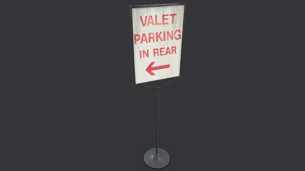 Media 1 for listing Valet Parking Sign