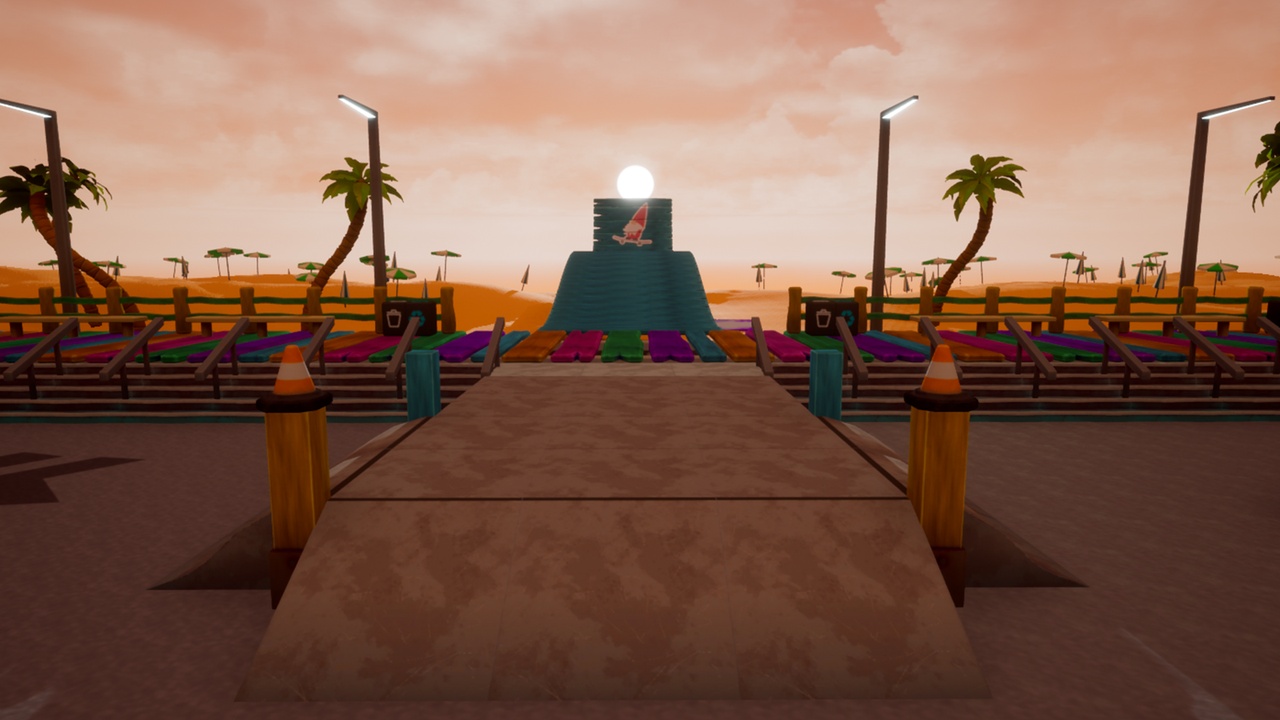 Media 1 for listing Stylized Skate Park Asset Pack
