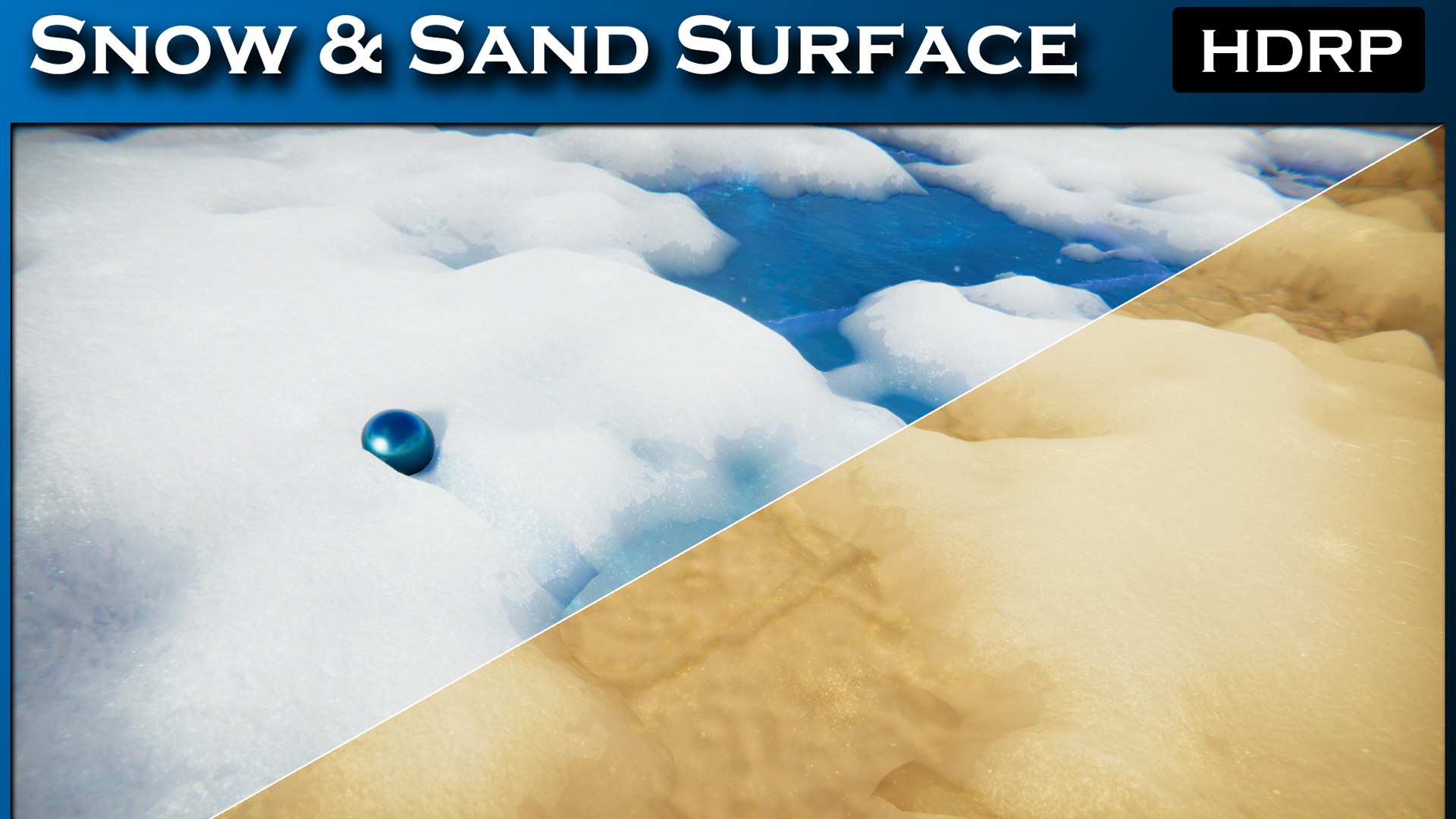 Snow & Sand Surface | Fab