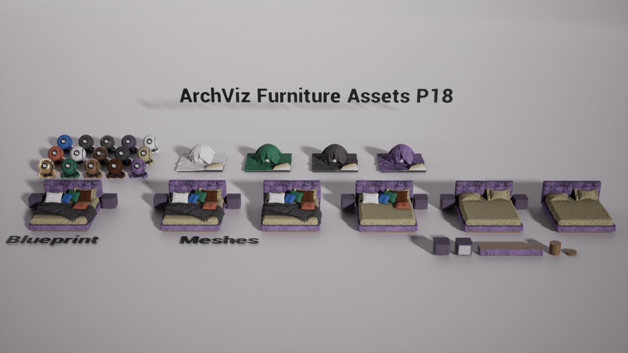 Media 1 for listing ArchViz Furniture Assets P18