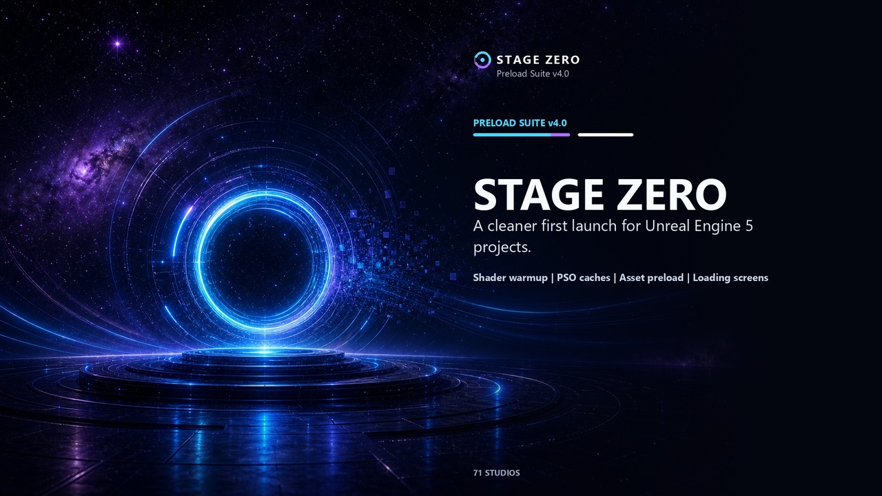 Media 1 for listing Stage Zero – Shader Pre-Compile & Loading Screens System v4.3.2