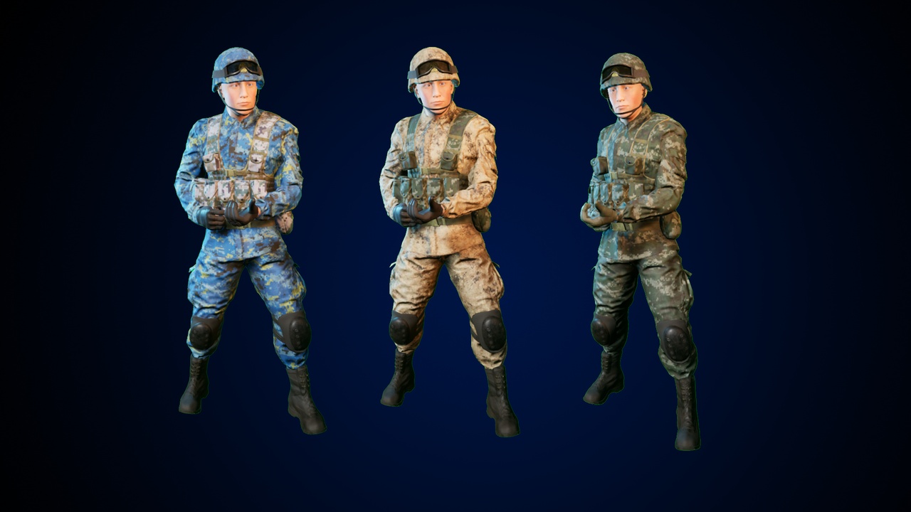 Media 1 for listing China PLA soldier 06