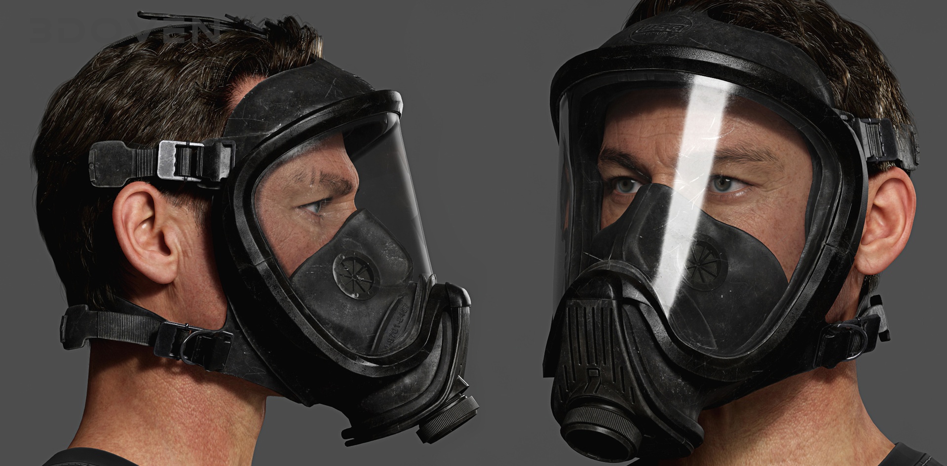 Media 1 for listing MHC: Gas Mask | Metahuman Outfit