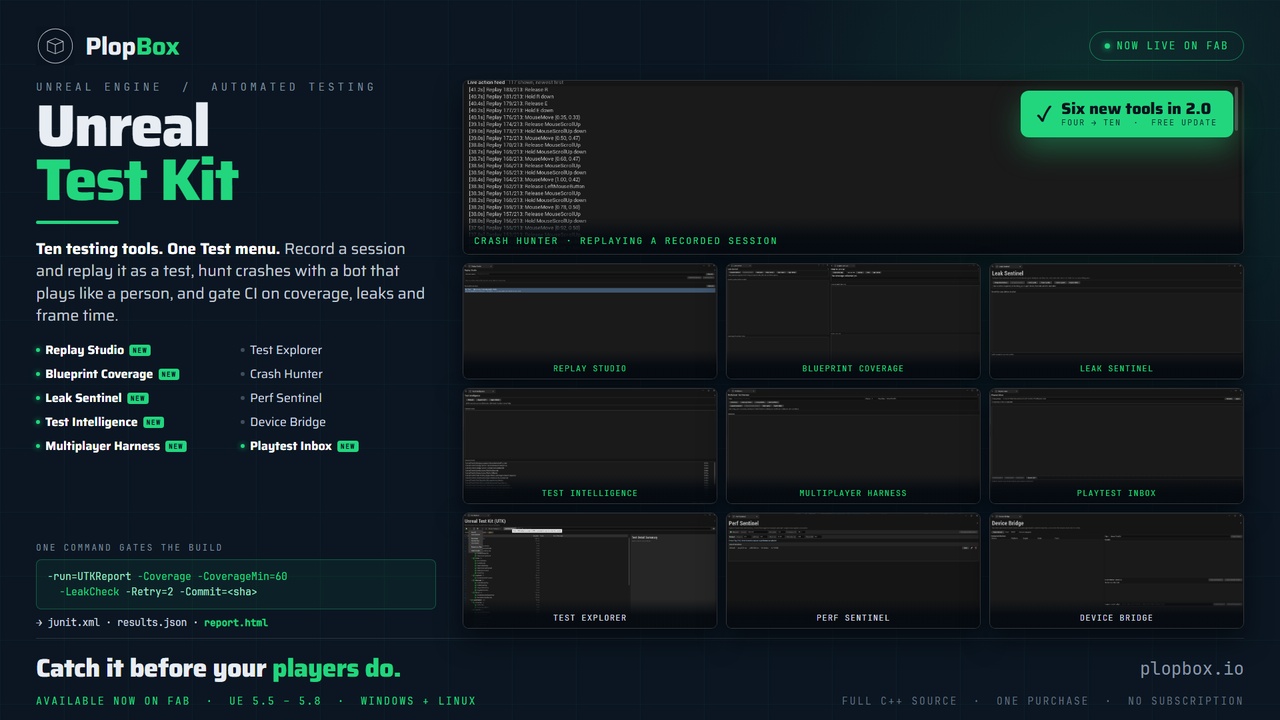 Media 1 for listing Unreal Test Kit (UTK)