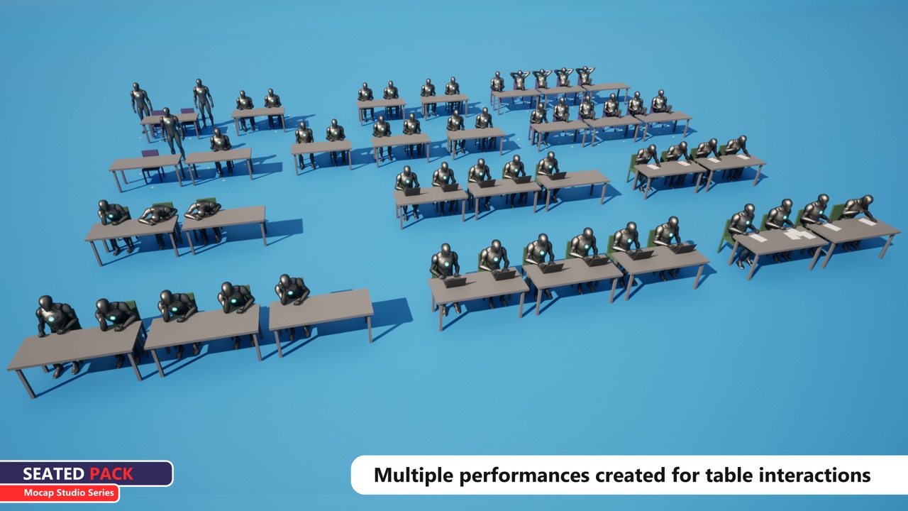Media 1 for listing MC Seated Animation Pack
