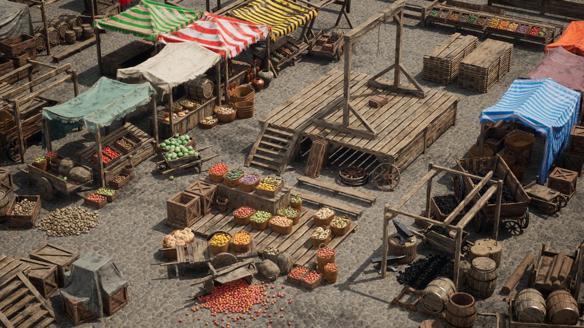 商品 Medieval Market Optimized 的媒体 1