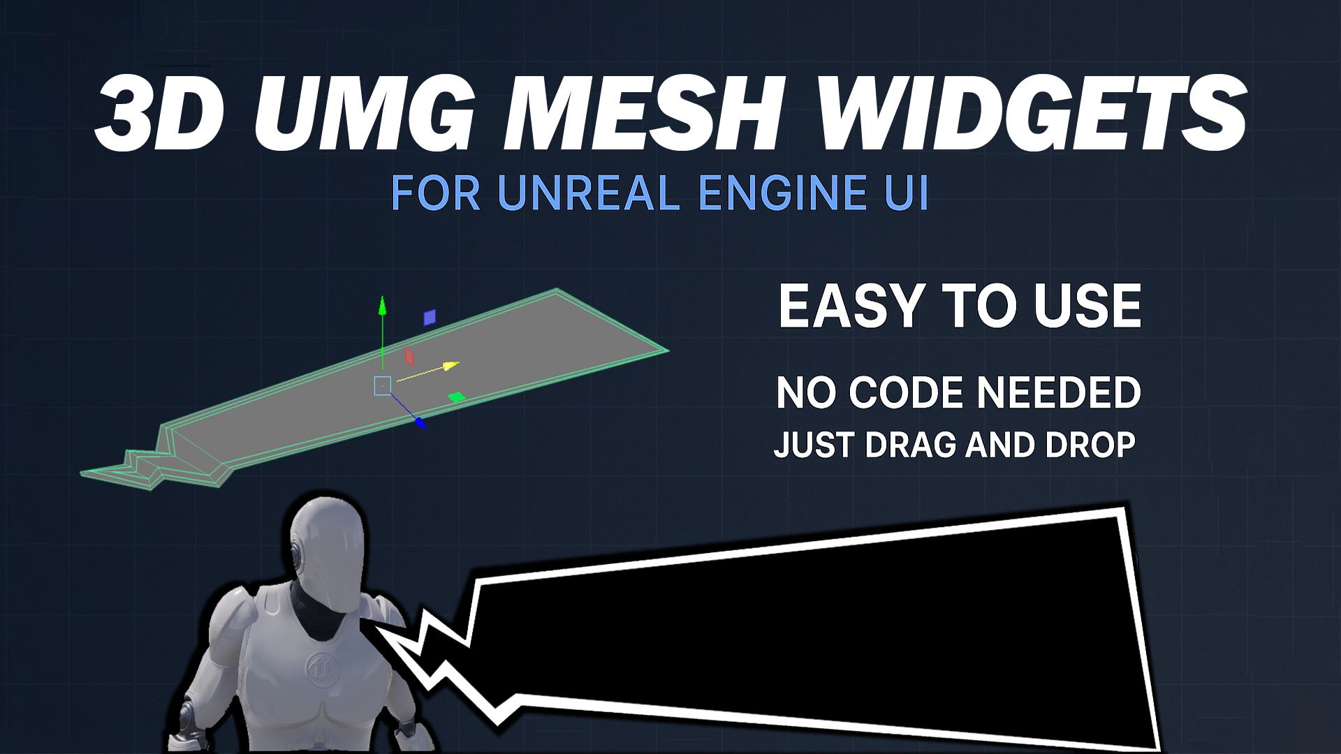 UMG Mesh Widgets - 3D widgets in UMG | Fab