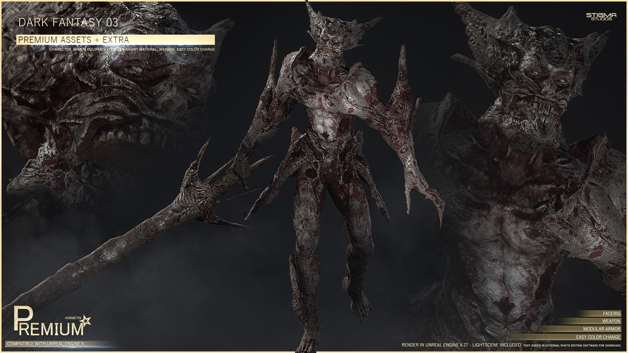 Media 1 for listing Dark Fantasy 03 - Premium Assets + Extra | STIGMA STUDIOS