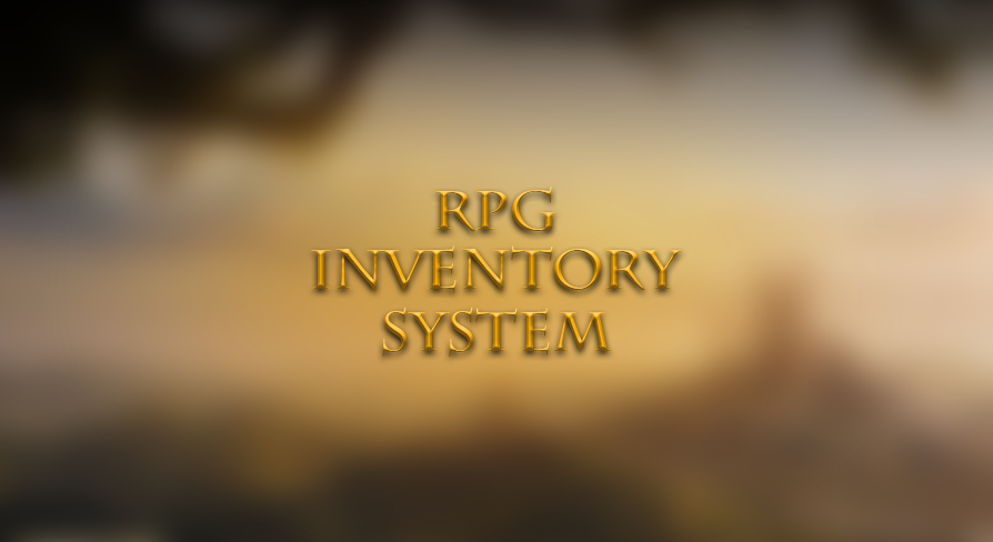 RPG Inventory System | Fab