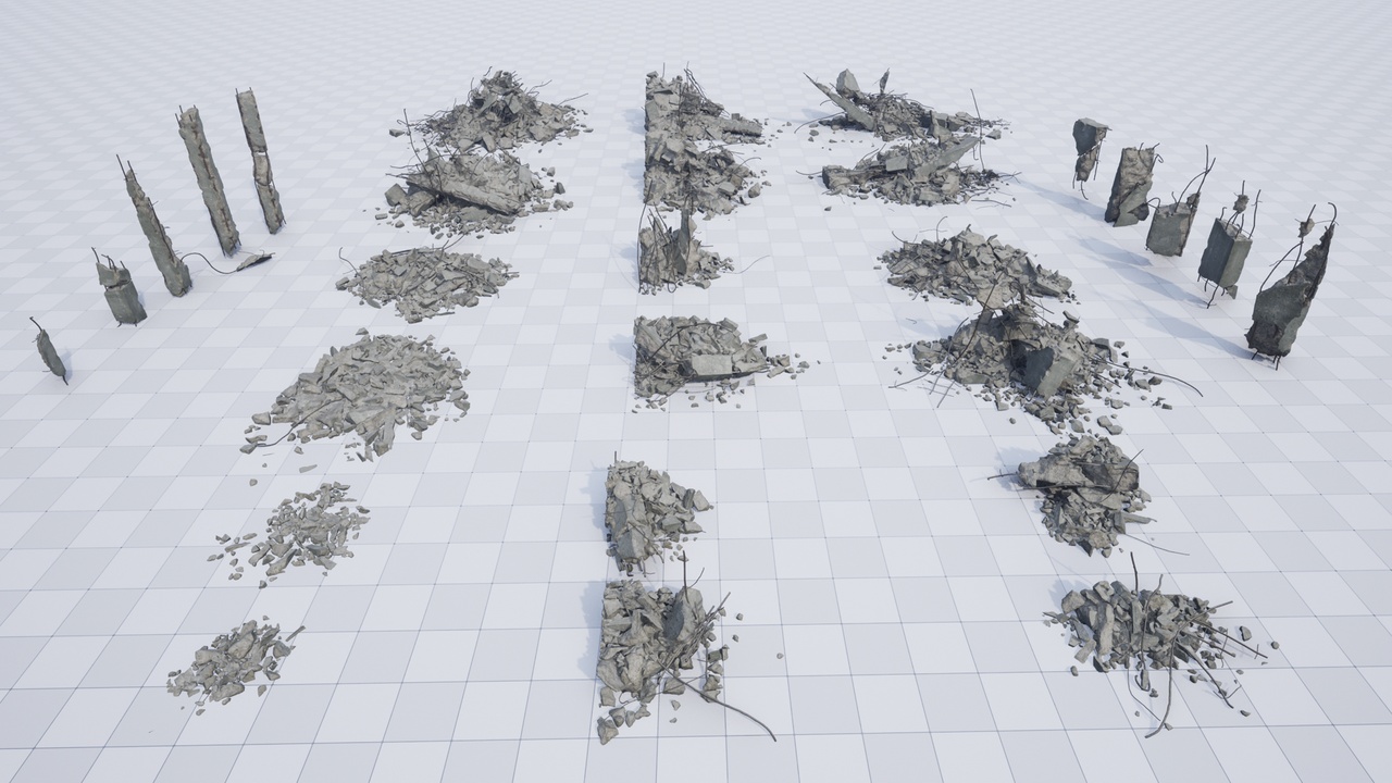 Media 1 for listing Concrete debris v.1