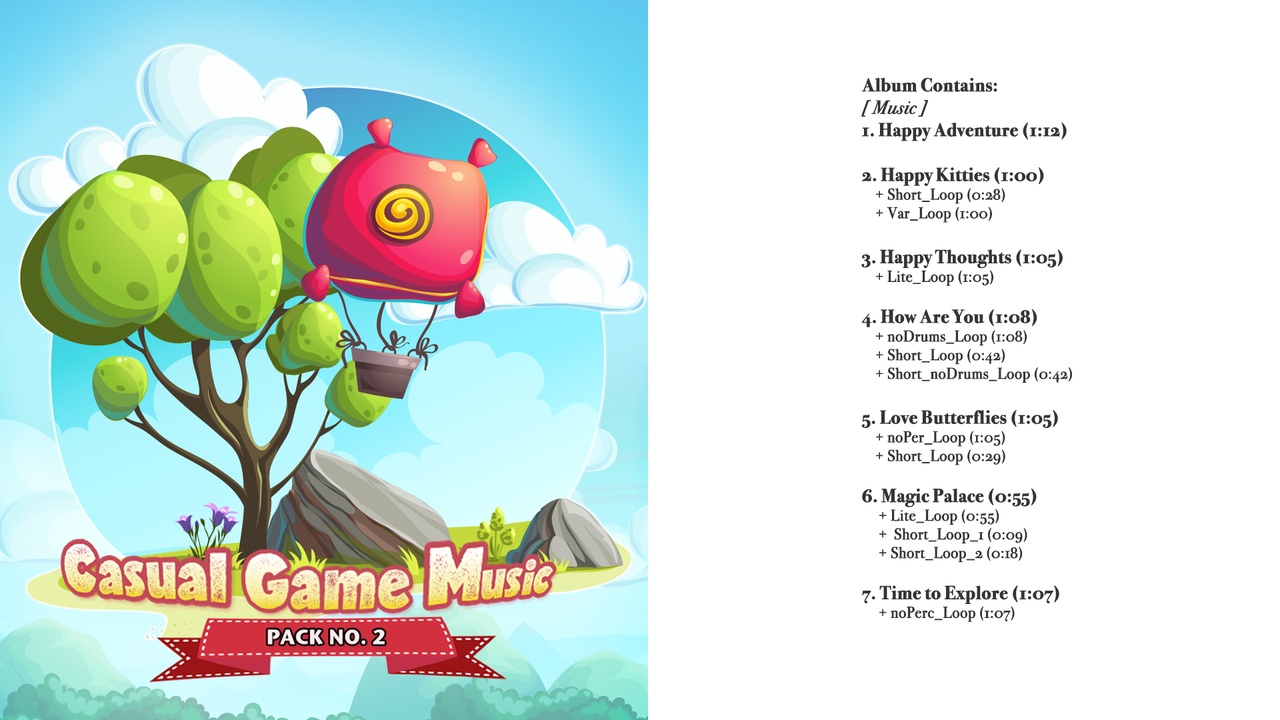 Media 1 for listing Casual Game Music Pack 2