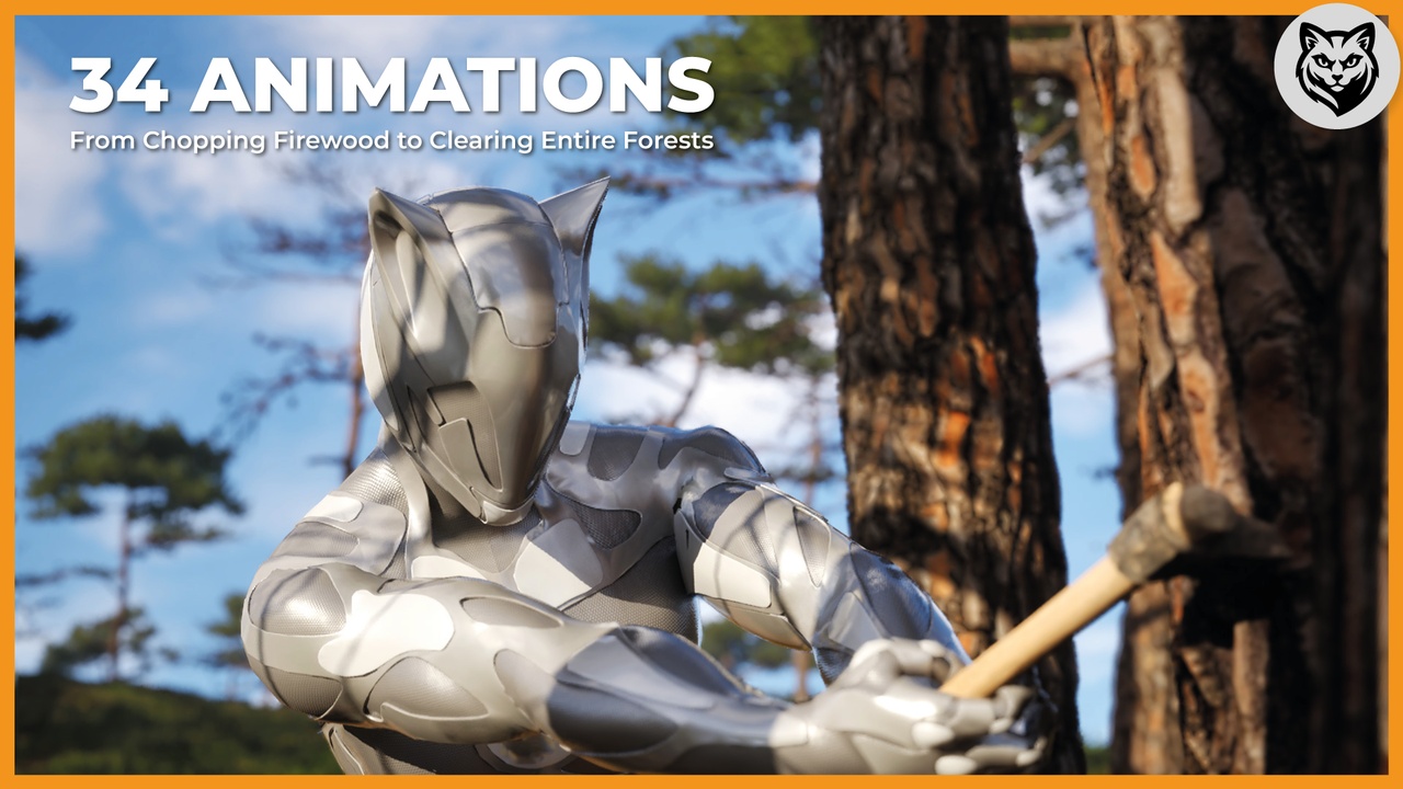 Media 1 for listing Woodcutting Animation Pack