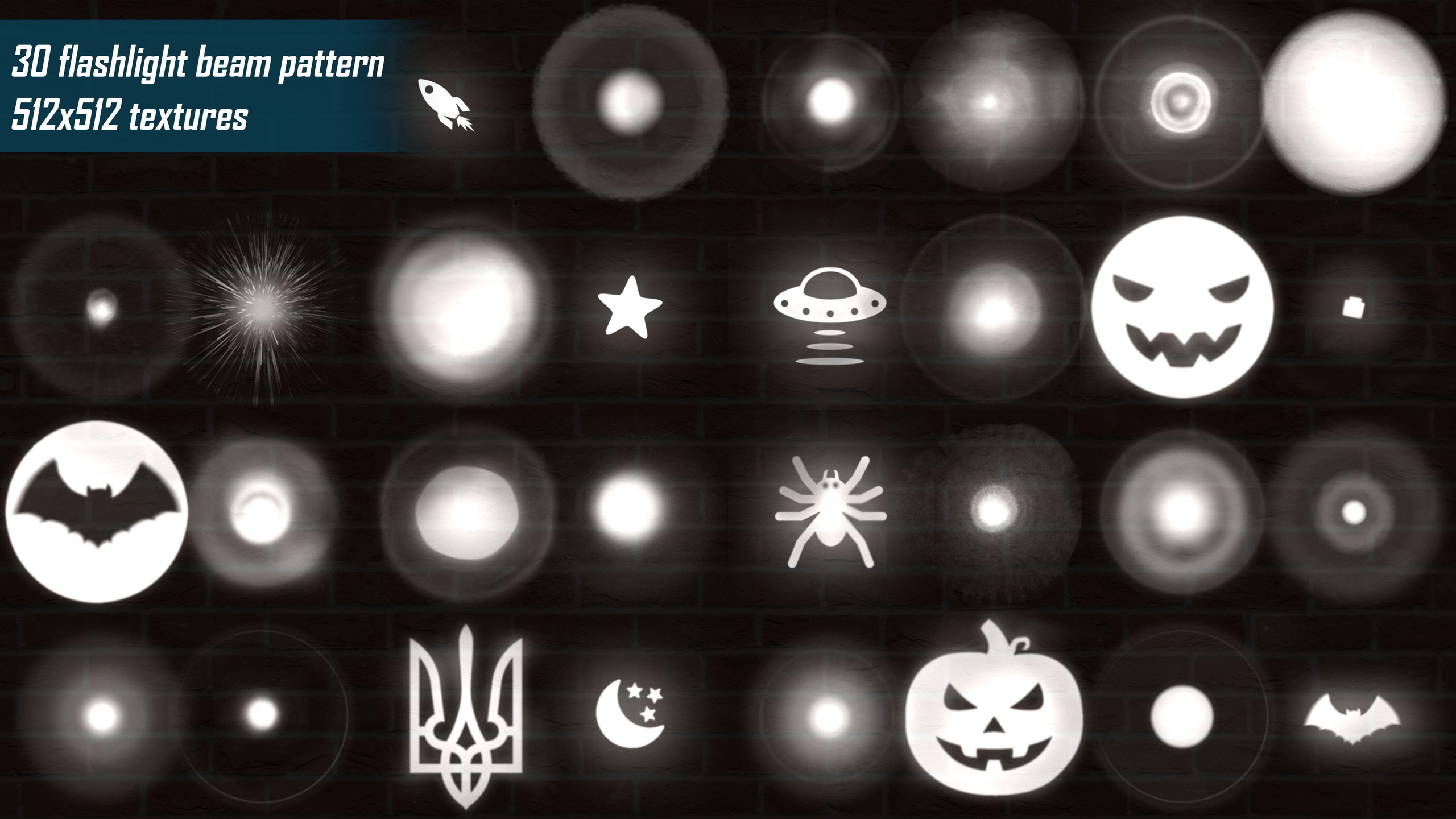 Media 1 for listing Flashlight Beam Pattern Pack