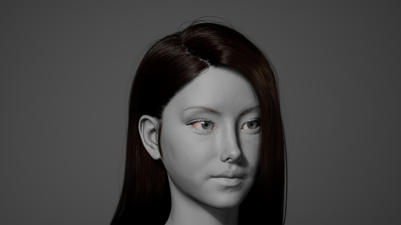 Media 1 for listing MetaHair 215- Groom hair for Metahumans - With lowpoly version in additional