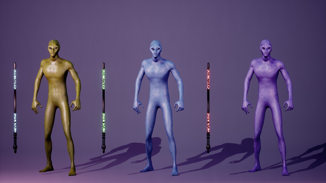 Media 1 for listing Alien and Glowing Sword