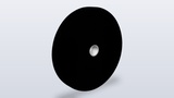 Professional Game Animation Rigs Black Bumper Weight Plate | Fab