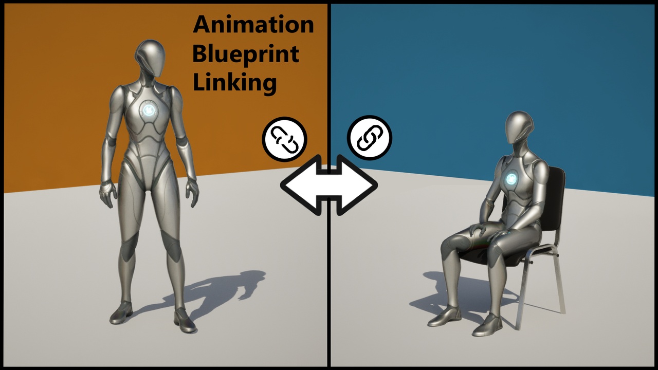 Media 1 for listing Animation Blueprint Linking Showcase