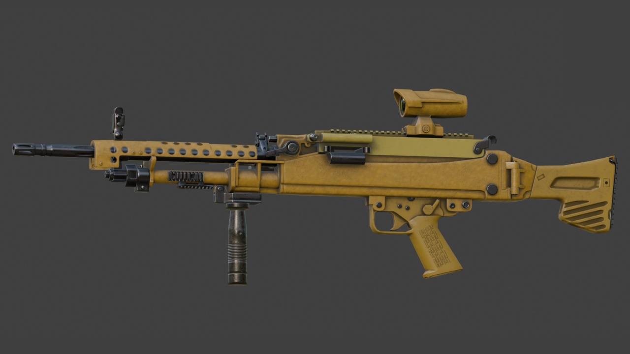 Media 1 for listing Machine gun for game