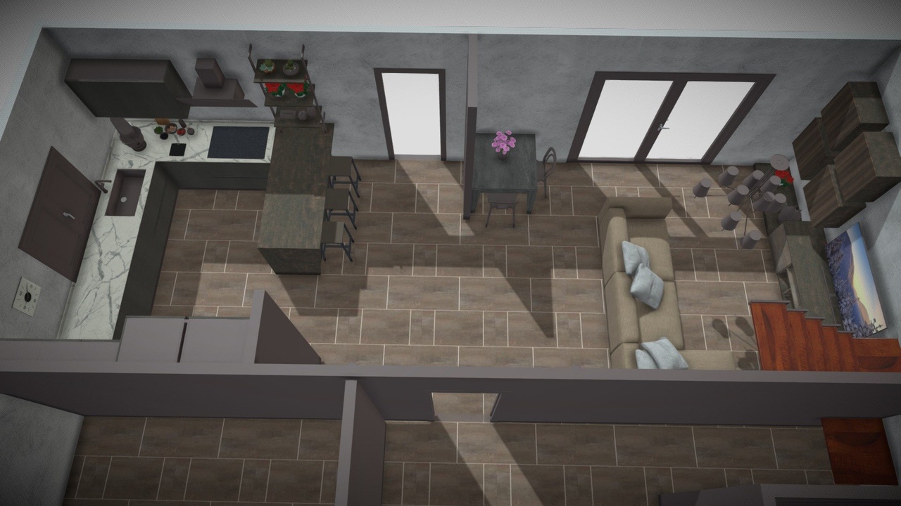 Media 1 for listing Living and Kitchen
