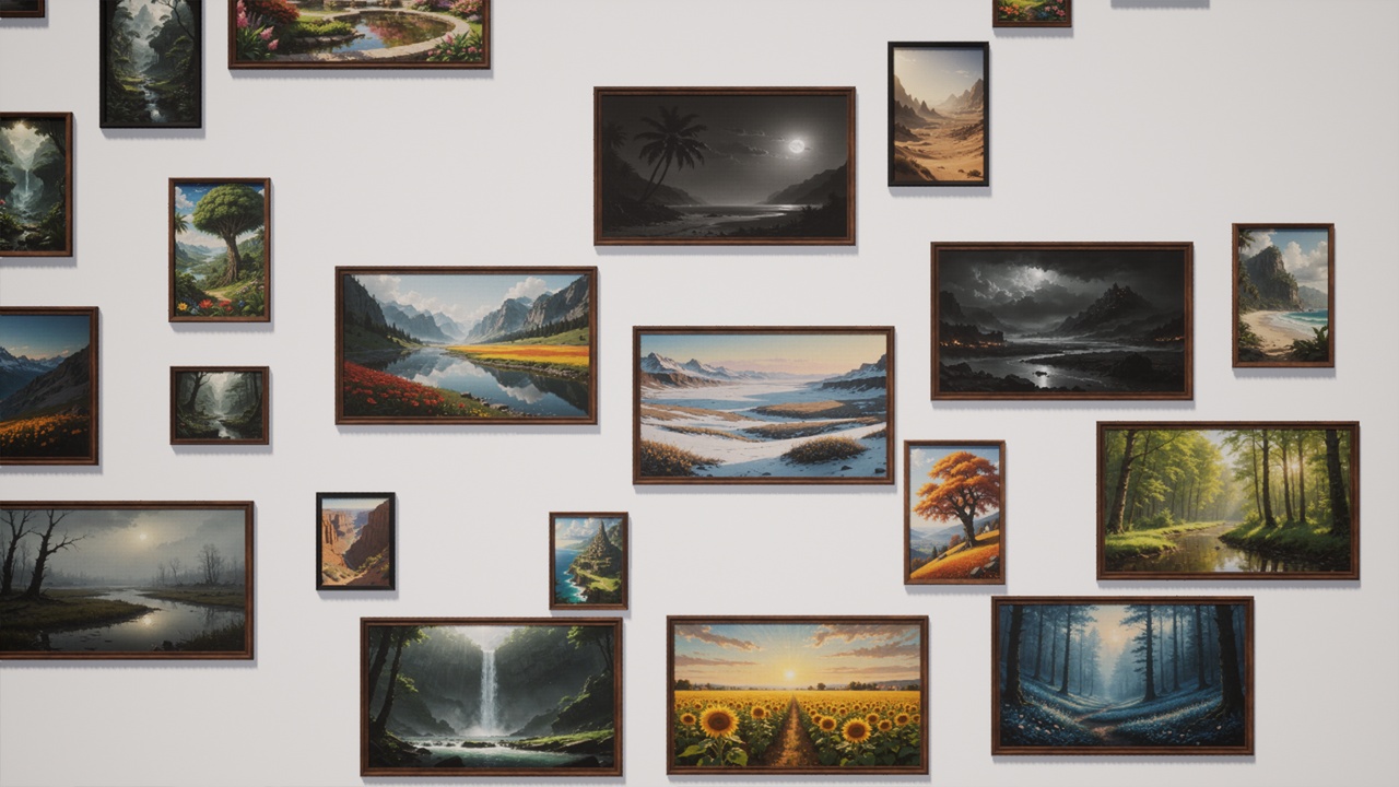 Media 1 for listing 50 Environment Landscape Paintings Vol. 2