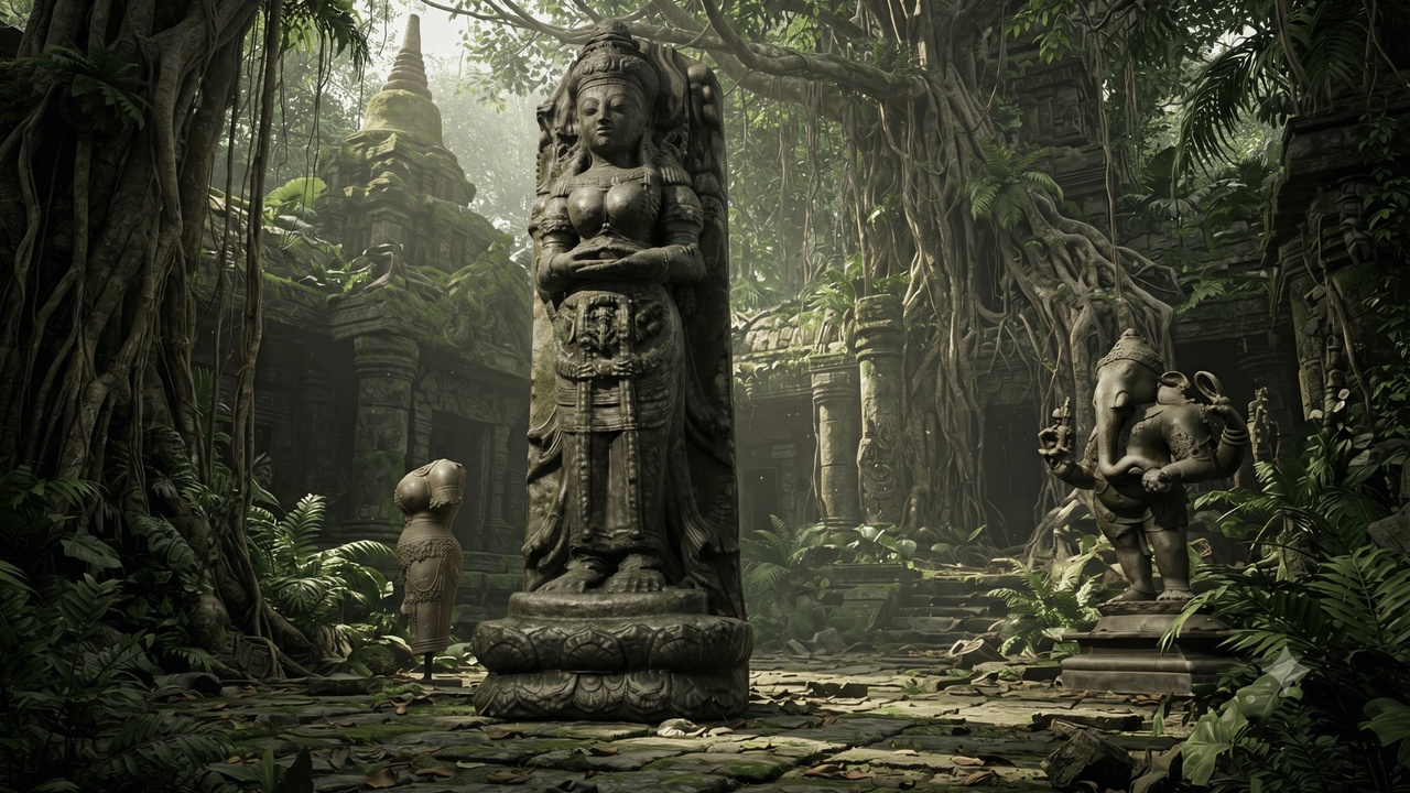 Media 1 for listing Ancient Southeast Asian Temple Statues Pack Vol. 1
