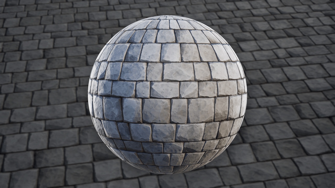 Media 1 for listing Stylized Stone Wall 02A - Material