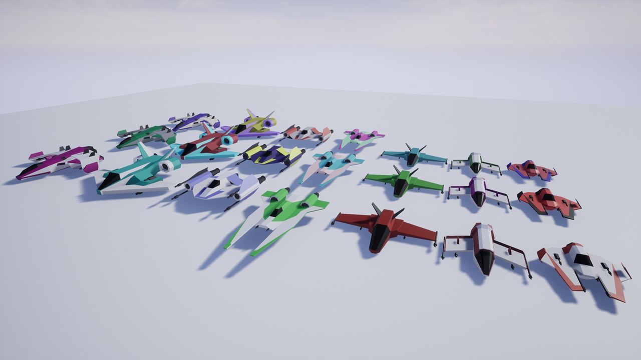 Media 1 for listing Low Poly Space Ships