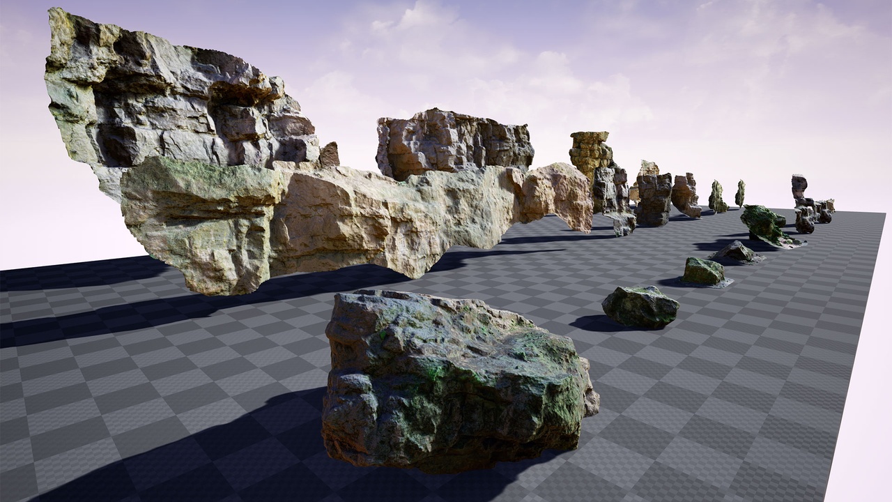 Media 1 for listing Rocks and stones pack 8k PBR