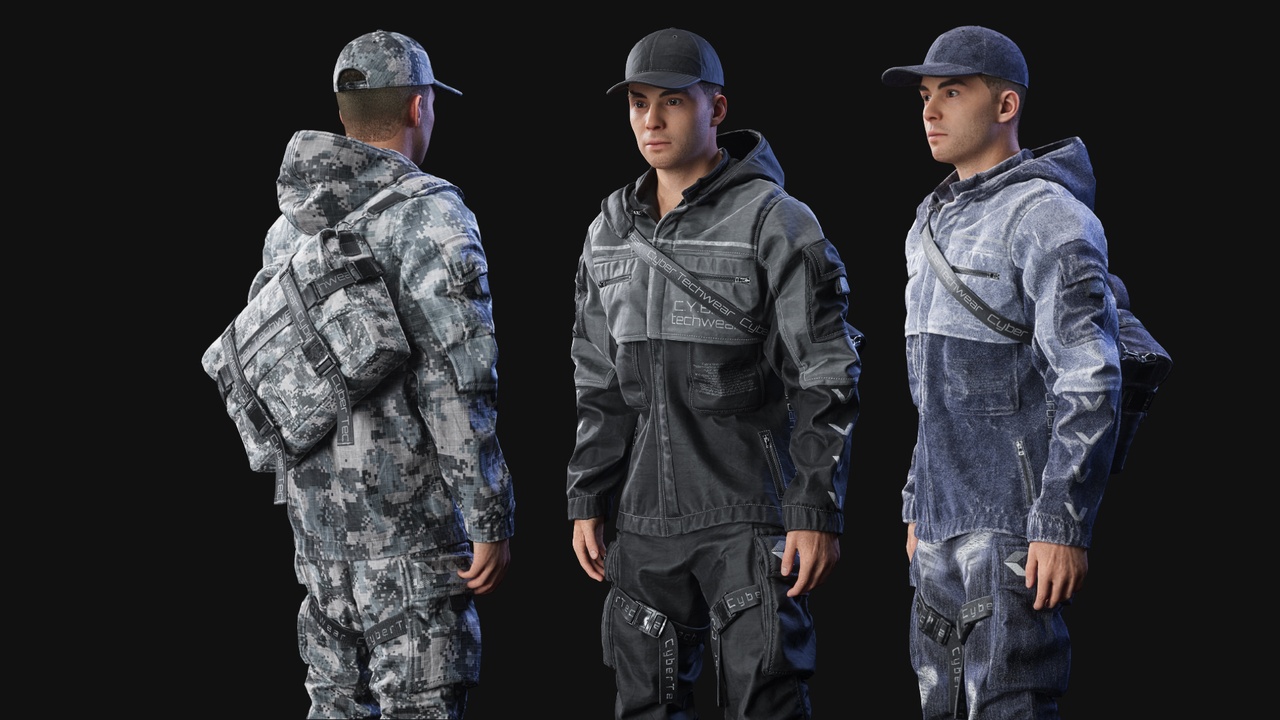 Media 1 for listing Techwear Boy and Girl Characters