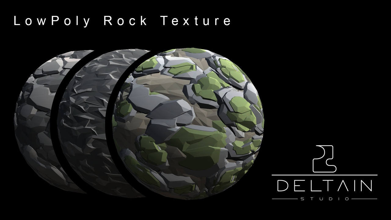 Media 1 for listing LowPoly Rock Texture