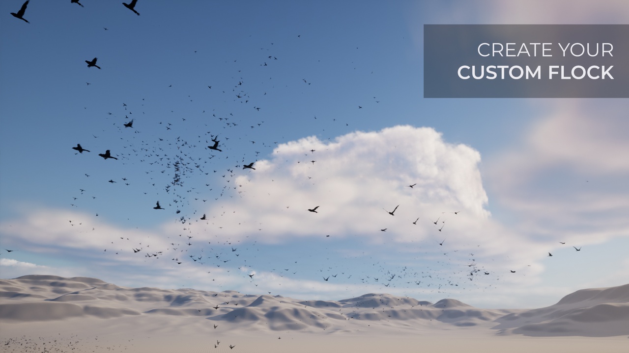 Media 1 for listing Customizable Flock System (Niagara Animals)