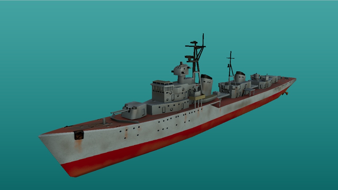 Media 1 for listing Project 30bis Destroyer — Lowpoly Cold War Ship