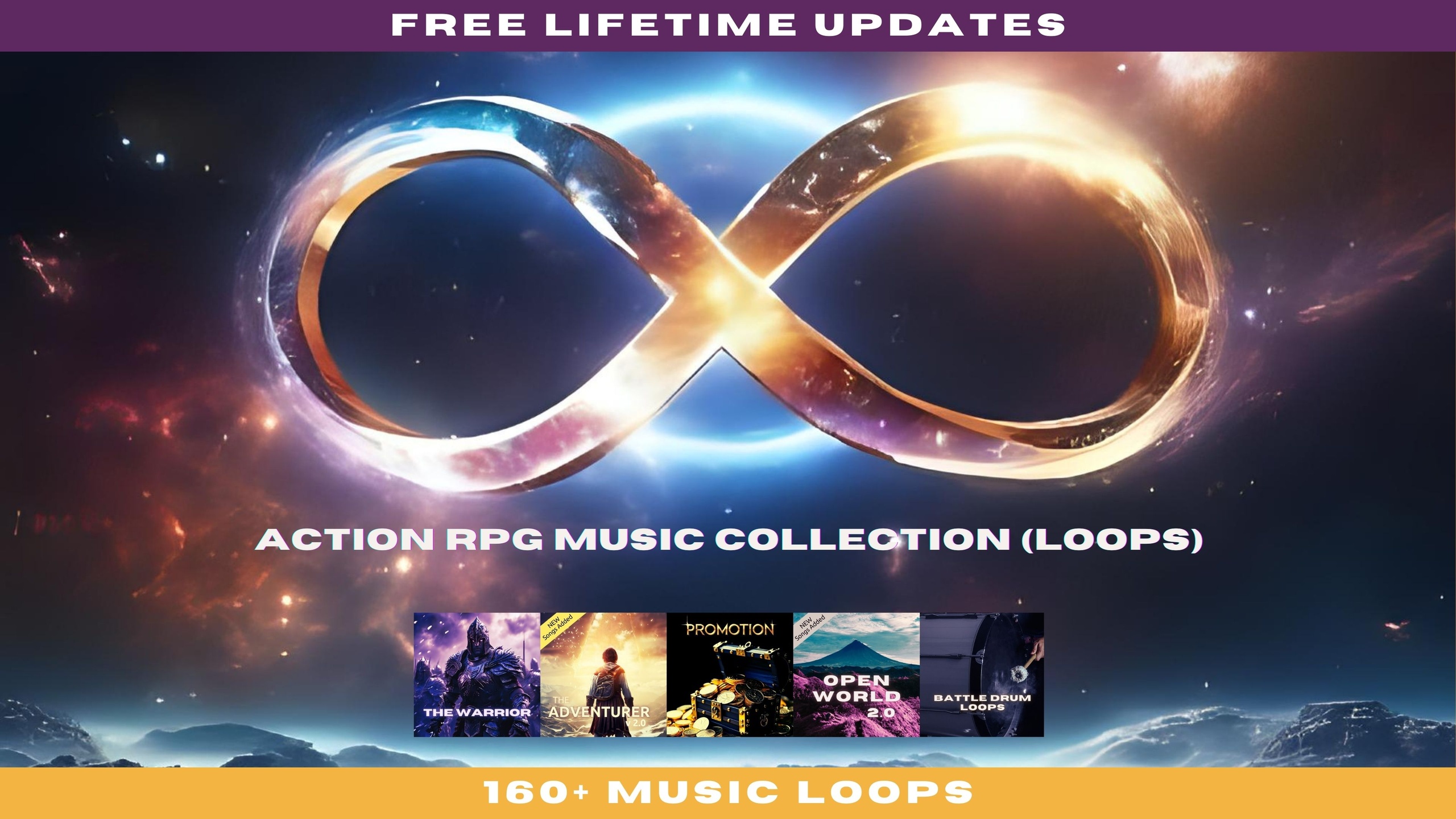Media 1 for listing Action RPG Music Collection (Loops Edition) - Orchestral Fantasy