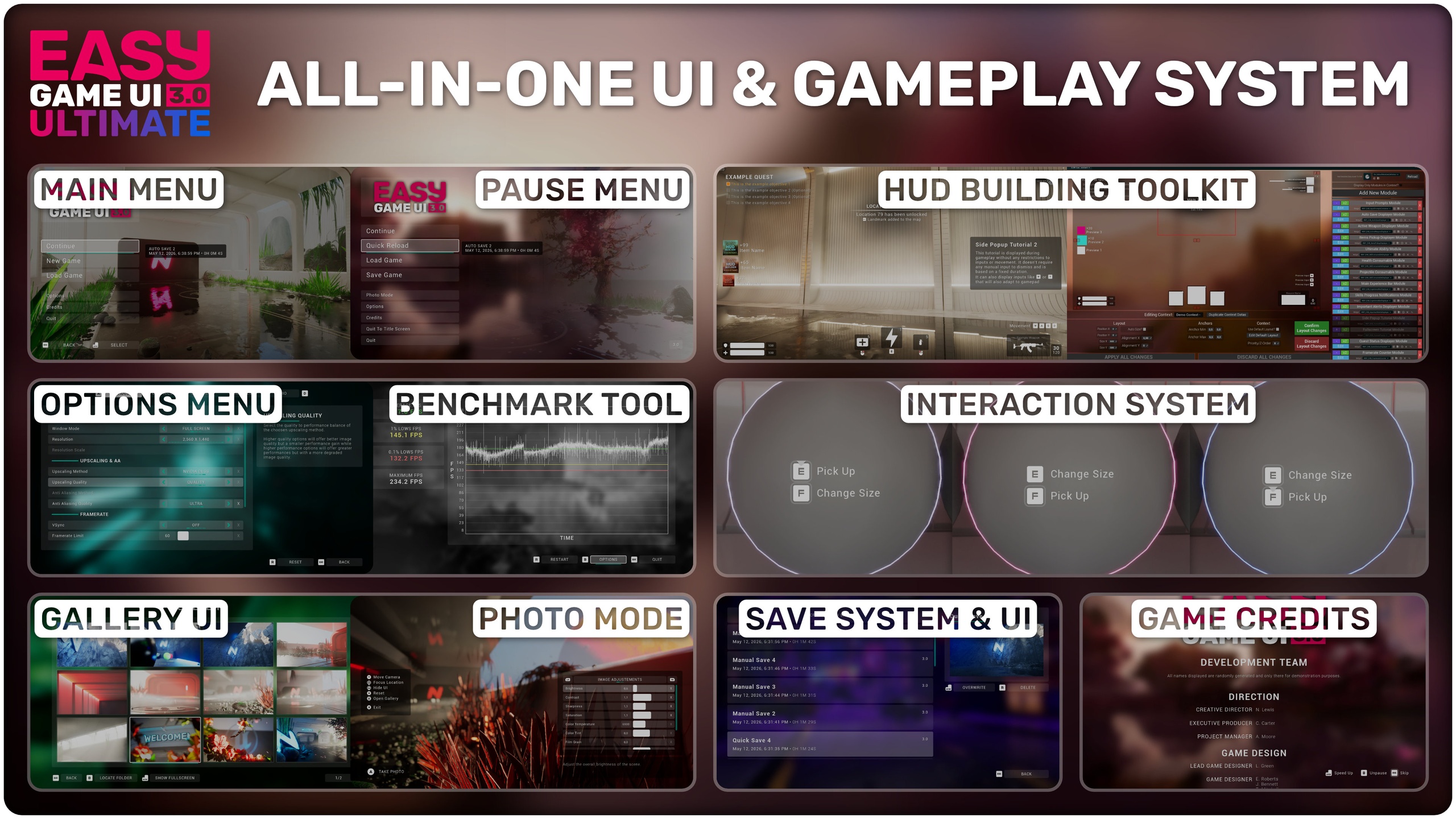 Media 1 for listing Easy Game UI Ultimate