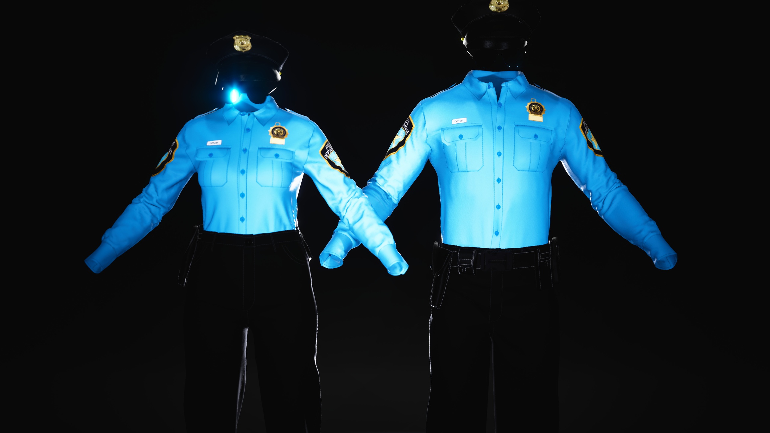Media 1 for listing MetaHuman Police Uniform Outfit Pack