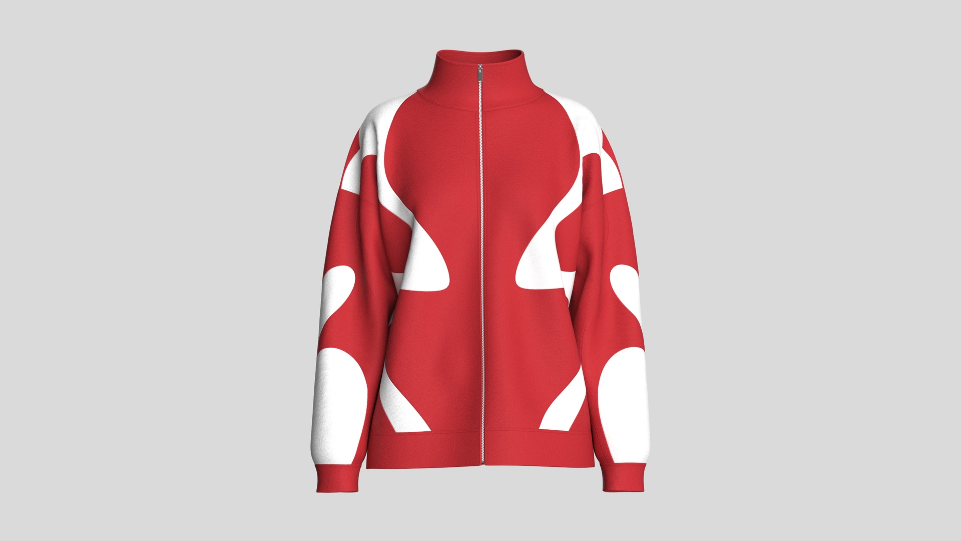 Media 1 for listing Girls High Neck Full - Zip Jacket | High Poly