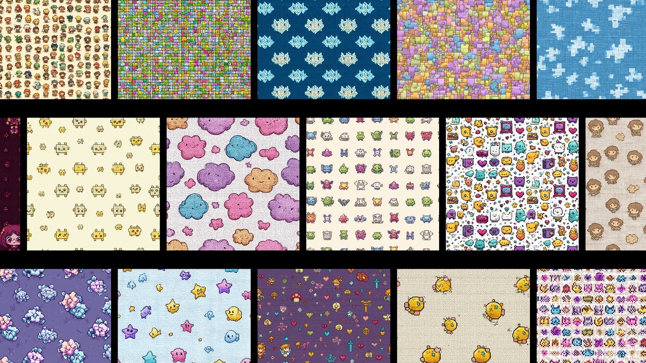 Media 1 for listing Cute Fabric Textures