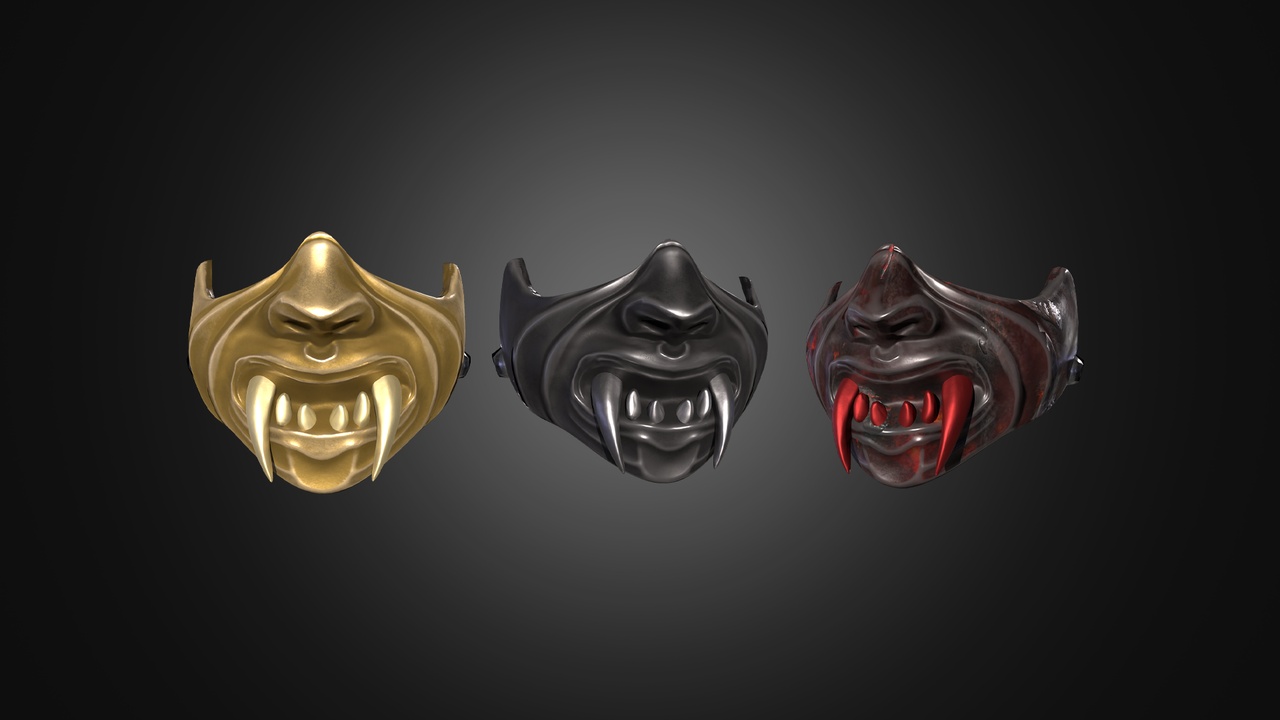 Media 1 for listing Samurai Mask Pack