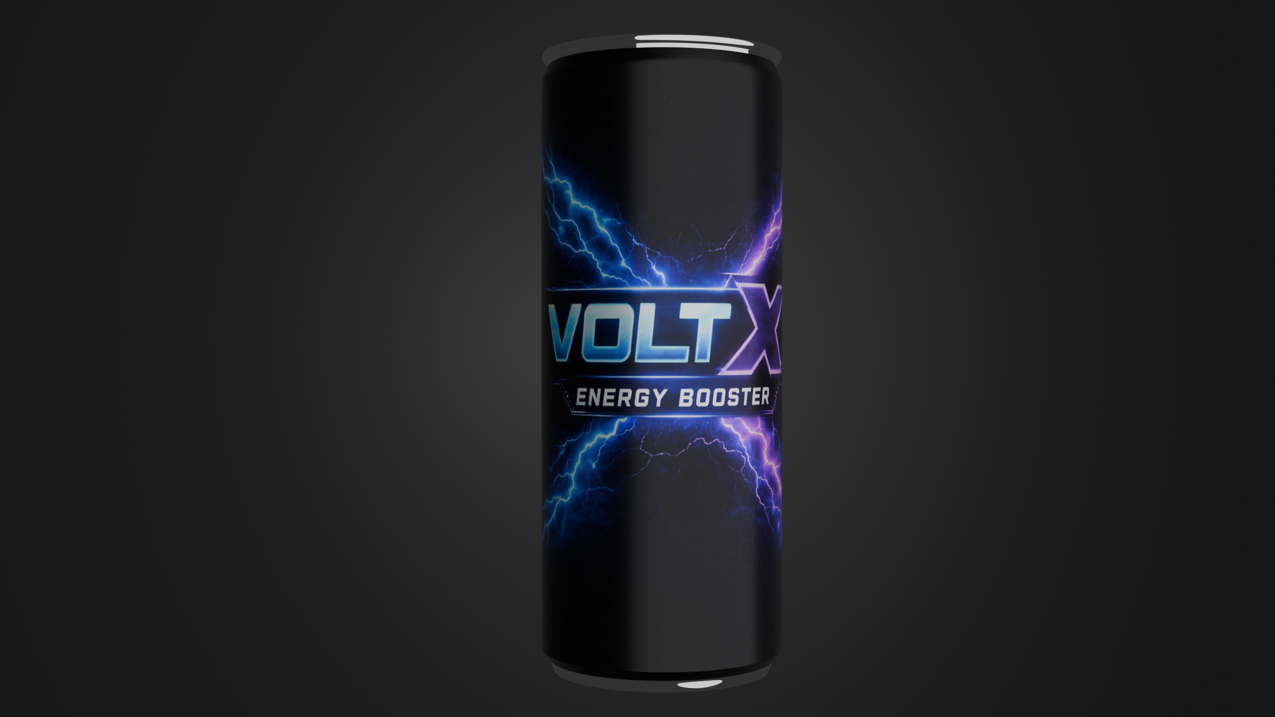 Volt Photo Can VOLT X Energy Drink Can 3D Model | Realistic Product Render | Blender ...