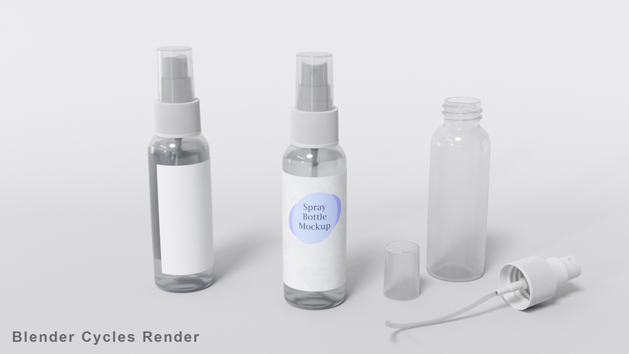 Media 1 for listing Spray Bottle Mockup