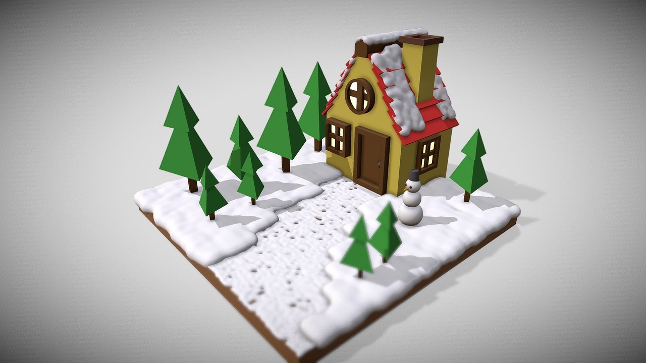 Winter House 제품 등록을 위한 미디어 1개
