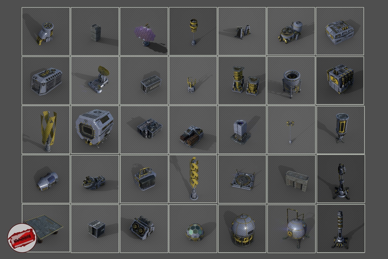 Media 1 for listing Factory Game Animated Buildings 3D Models