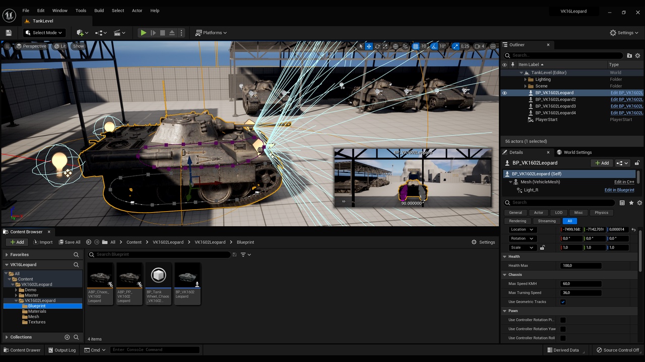 Media 1 for listing Tank Drivable VK1602 Battle Tank