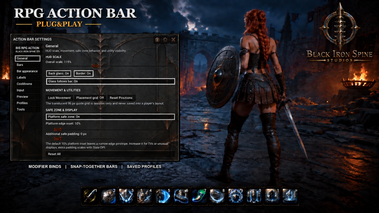 Media 1 for listing BIS RPG Action Bar: Plug & Play