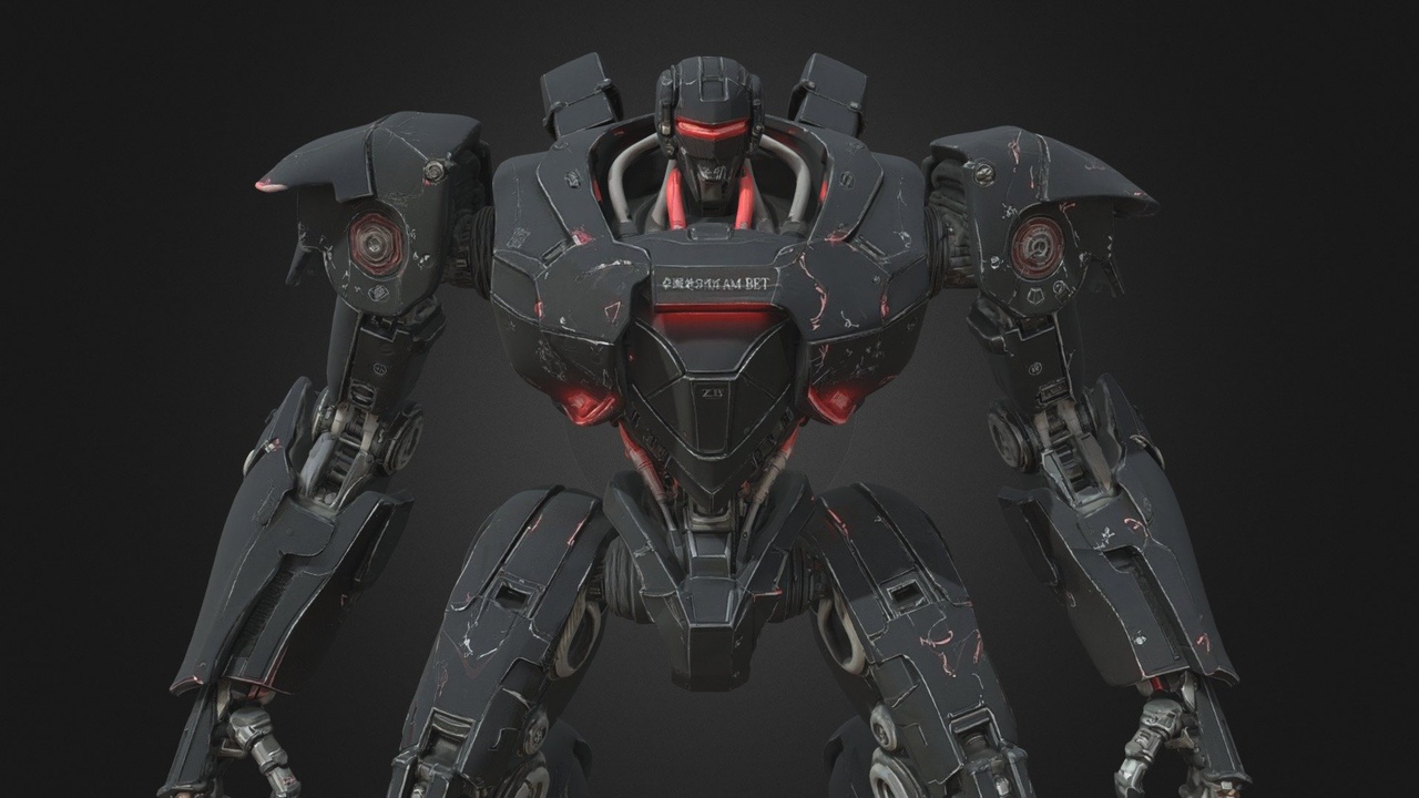 Media 1 for listing Black Plasma Robot Mech