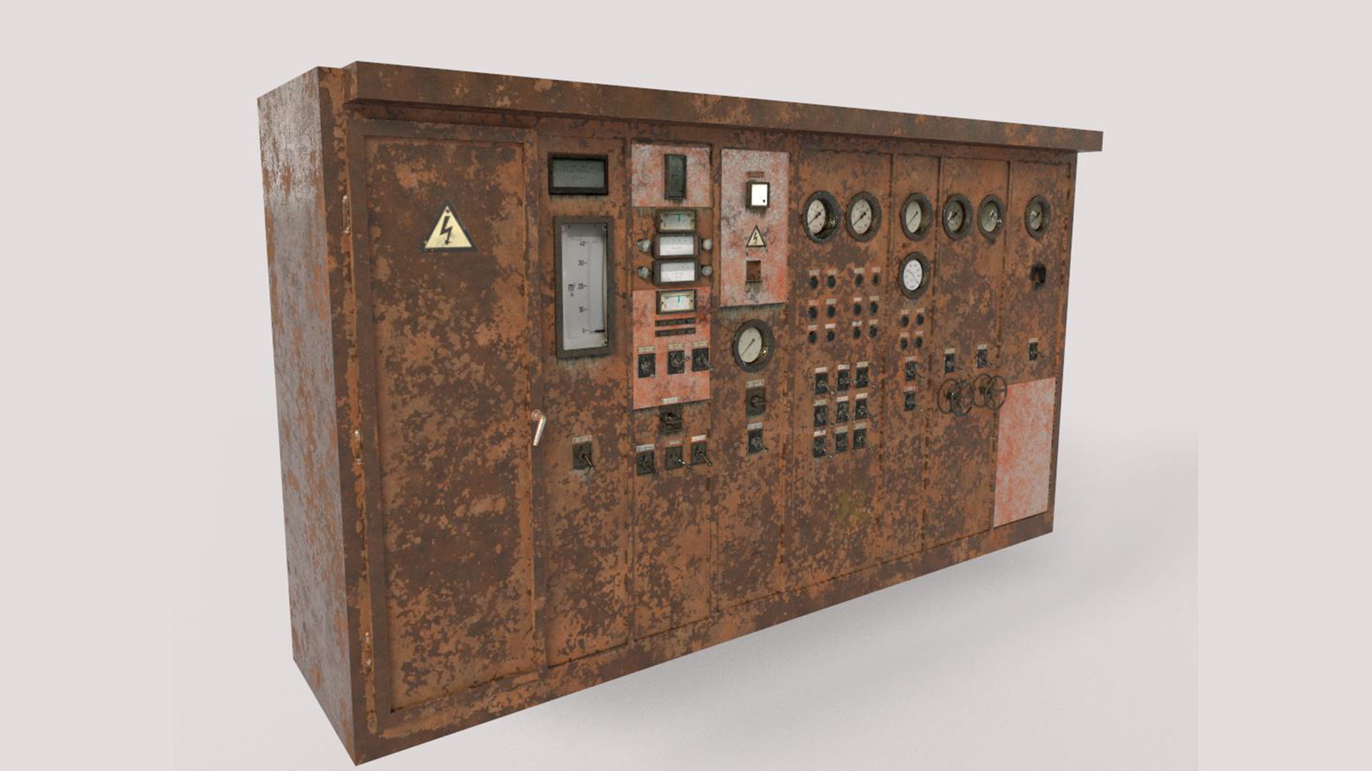 Old Abandoned Factory Control Panel | Fab