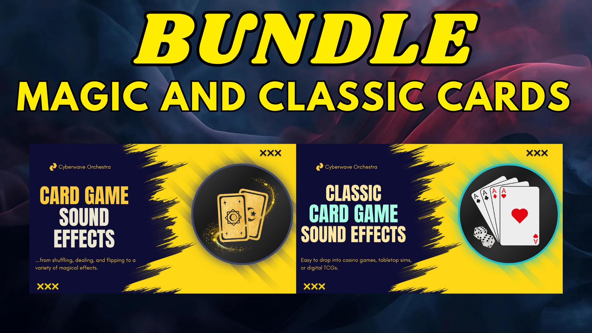 Classic and Magical Card Sounds Bundle | Fab