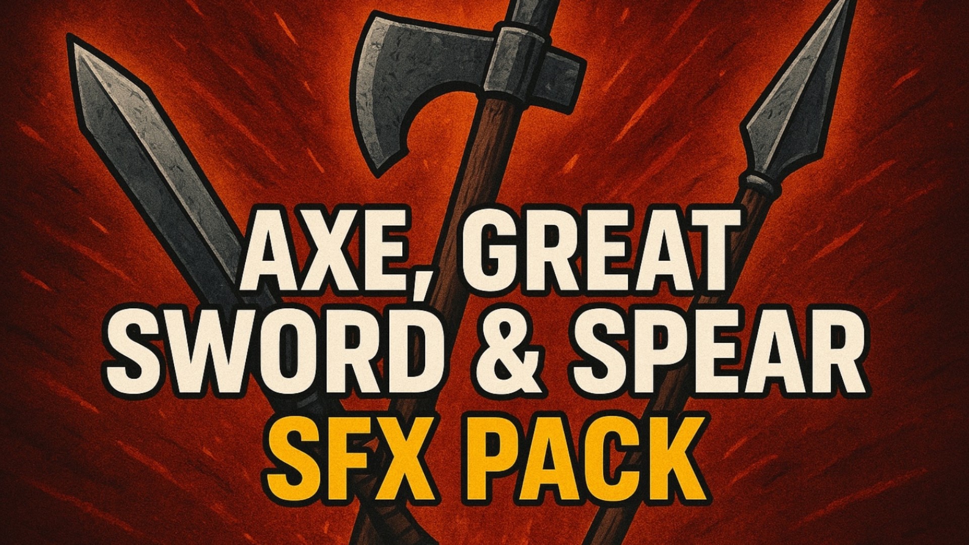 Axe, Great Sword, & Spear Melee Weapons SFX Pack | Fab