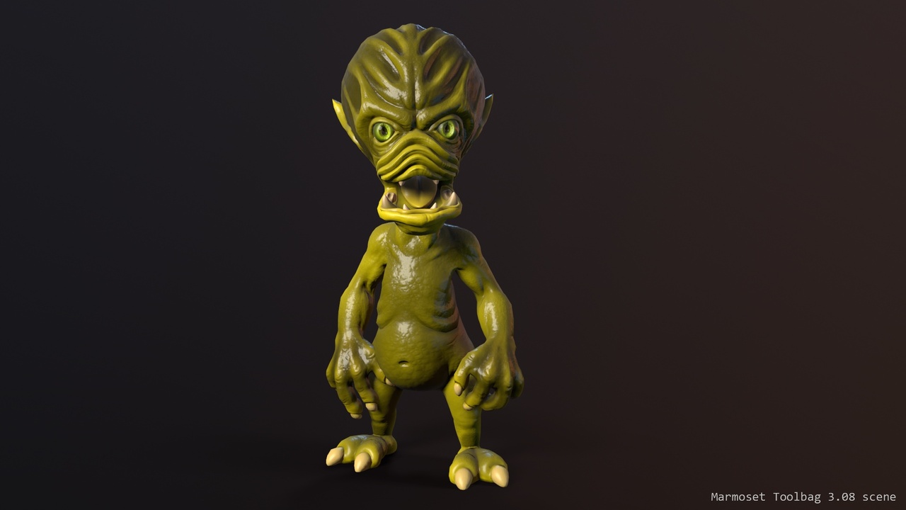 Media 1 for listing Scary alien